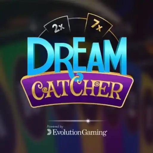 Dream Catcher online game logo by Evolution on winairlinescasino.vip