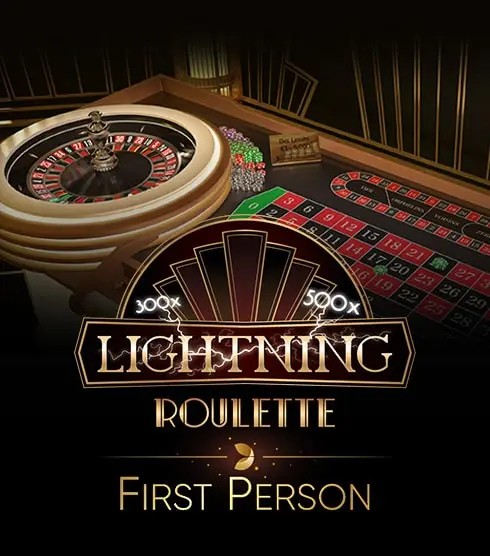First Person Lightning Roulette slot icon by Evolution, available at WinAirlines